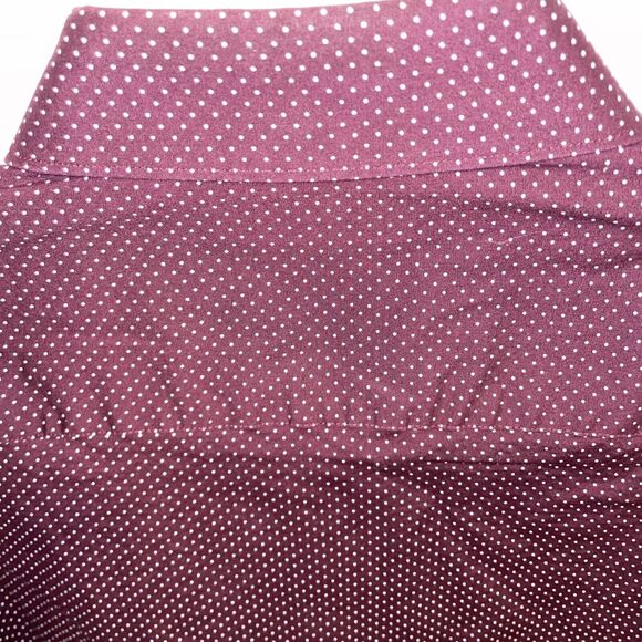 Apt. 9 Dress Shirt Men’s Size Large Purple Dotted Long Sleeve Button Up 17 34/35 - Picture 9 of 12